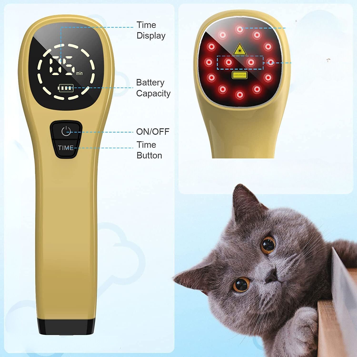 Cold Laser Therapy Device pet b5 2