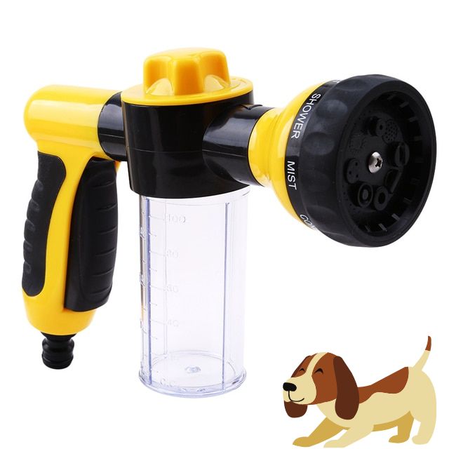 High pressure dog's shower Gun kickpet