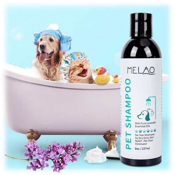 Pet Shampoo And Conditioner 2 In 1 Natural Moisturizing Shampoo Moisturizing Dog Shampoo For Sensitive Skin PH Balanced Shampoo kickpet