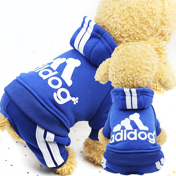 Adidog Clothes Autumn and Winter New Pet Clothes Small Medium Clothes Luxury Dog Puppy Chihuahua Pet Warm Four-Legged Sweater kickpet