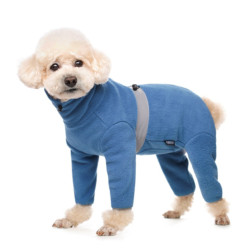 Warm Polar Fully Closed Fleece Pet Jumpsuit pet b5 2