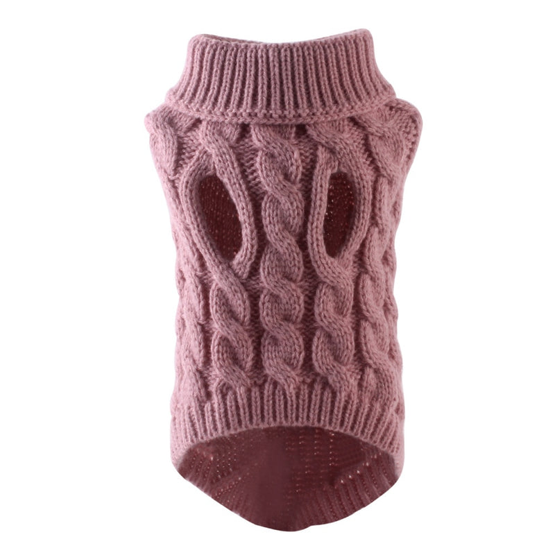 Turtleneck Knitted Pet Warm Sweaters pet b5 2