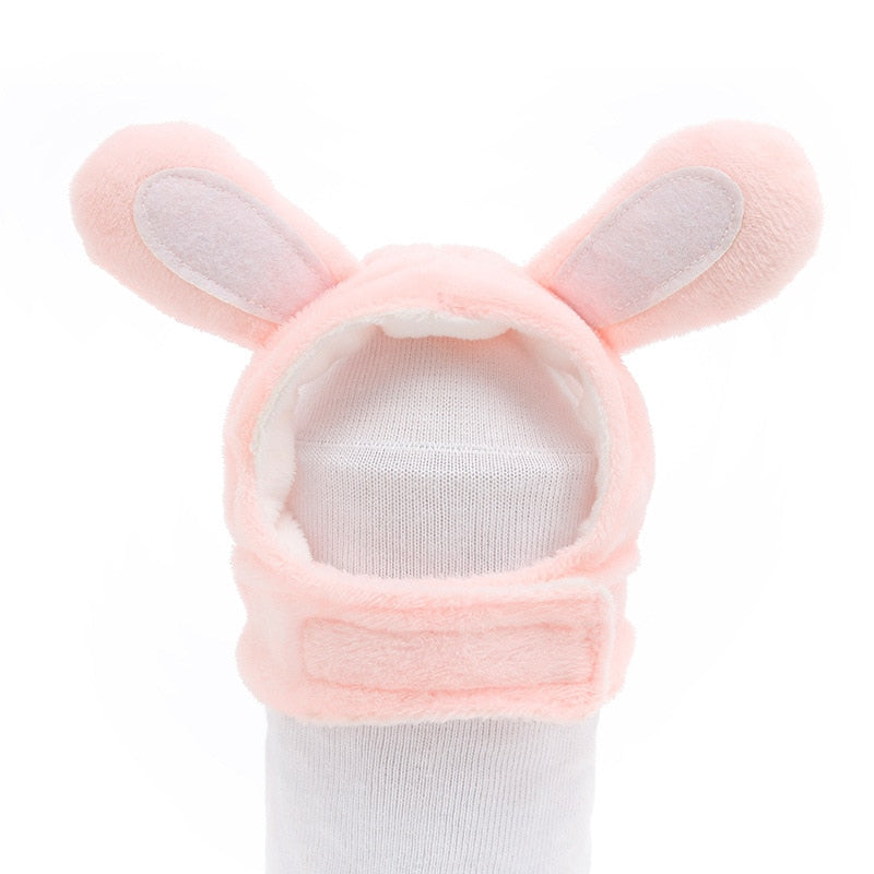 Headgear Funny Pet Ears Hat Warm Short Plush pet b5 2