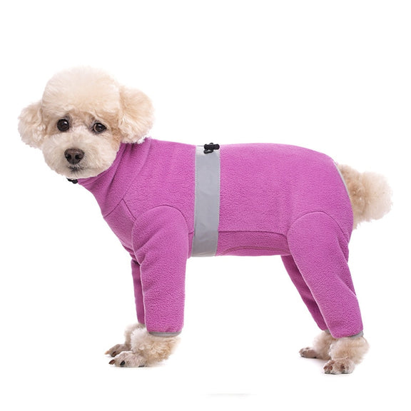 Warm Polar Fully Closed Fleece Pet Jumpsuit pet b5 2