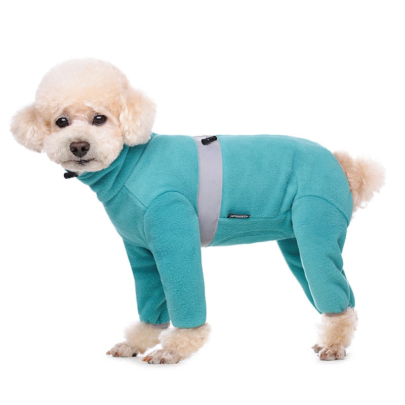 Warm Polar Fully Closed Fleece Pet Jumpsuit pet b5 2