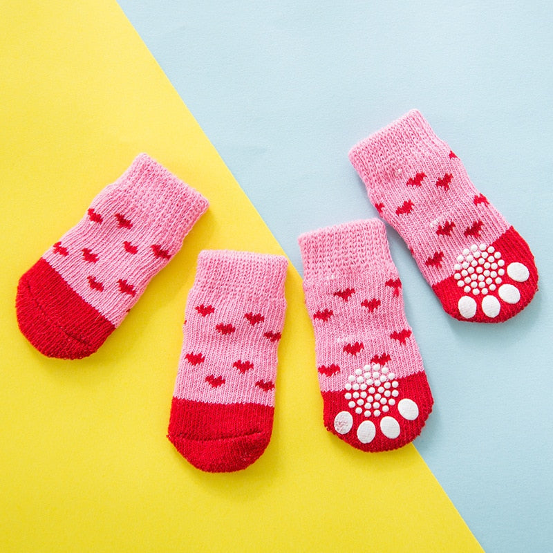 Non-slip Warm Printed Cotton Socks pet b5 2