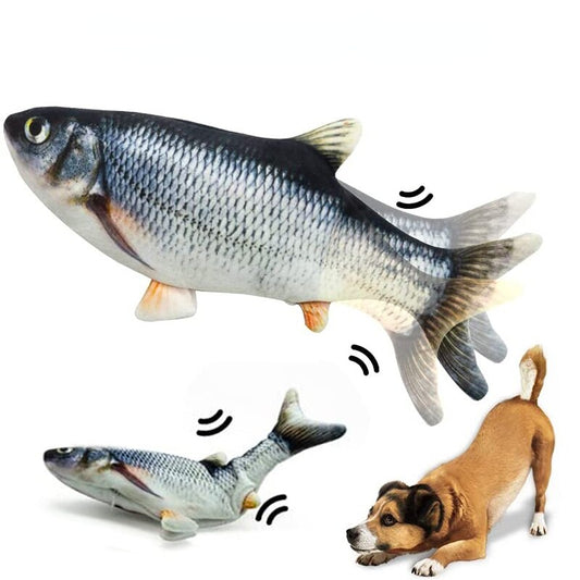 Cat Dog Toy Fish USB Charger Electric Floppy Interactive Fish Training Molar Toy Realistic Fish Pet Chew Bite Accessorie kickpet