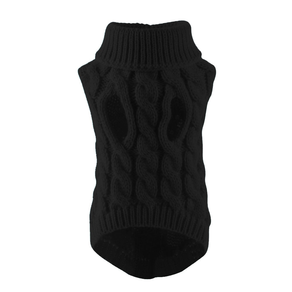 Turtleneck Knitted Pet Warm Sweaters pet b5 2