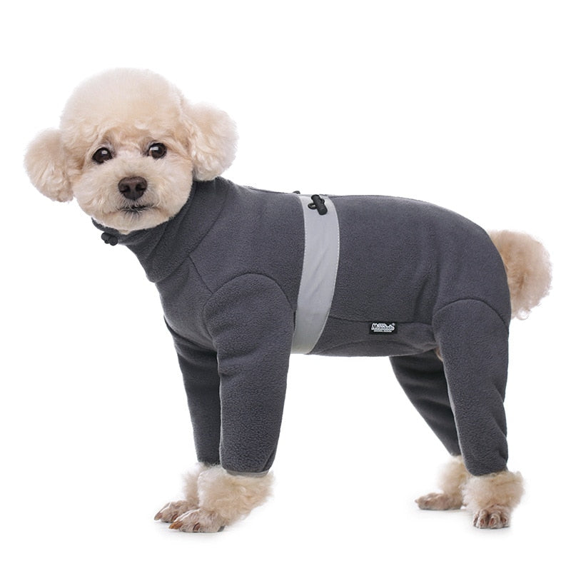 Warm Polar Fully Closed Fleece Pet Jumpsuit pet b5 2