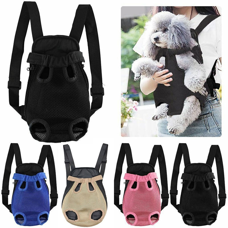 Pet Dog Carrier Backpack Mesh Dog Carriers Bag Breathable Portable Pet Dog Carrier Adjustable Mesh Dogs Strap Backpack kickpet