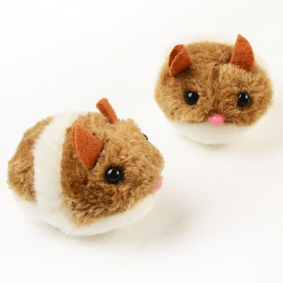 1PC Funny  Automatic Clockwork Simulation Mouse pet b5 2