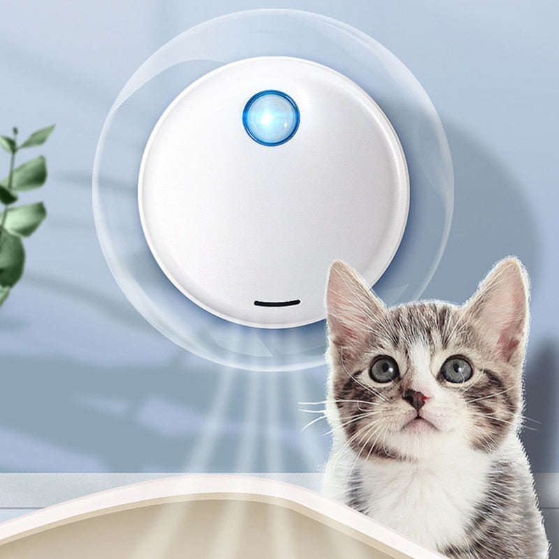 4000mAh Smart Cat Odor Purifier For Cats Litter Box Deodorizer Dog Toilet Rechargeable Air Cleaner Pets Deodorization kickpet