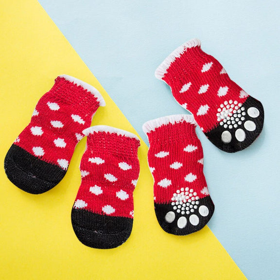 Non-slip Warm Printed Cotton Socks pet b5 2