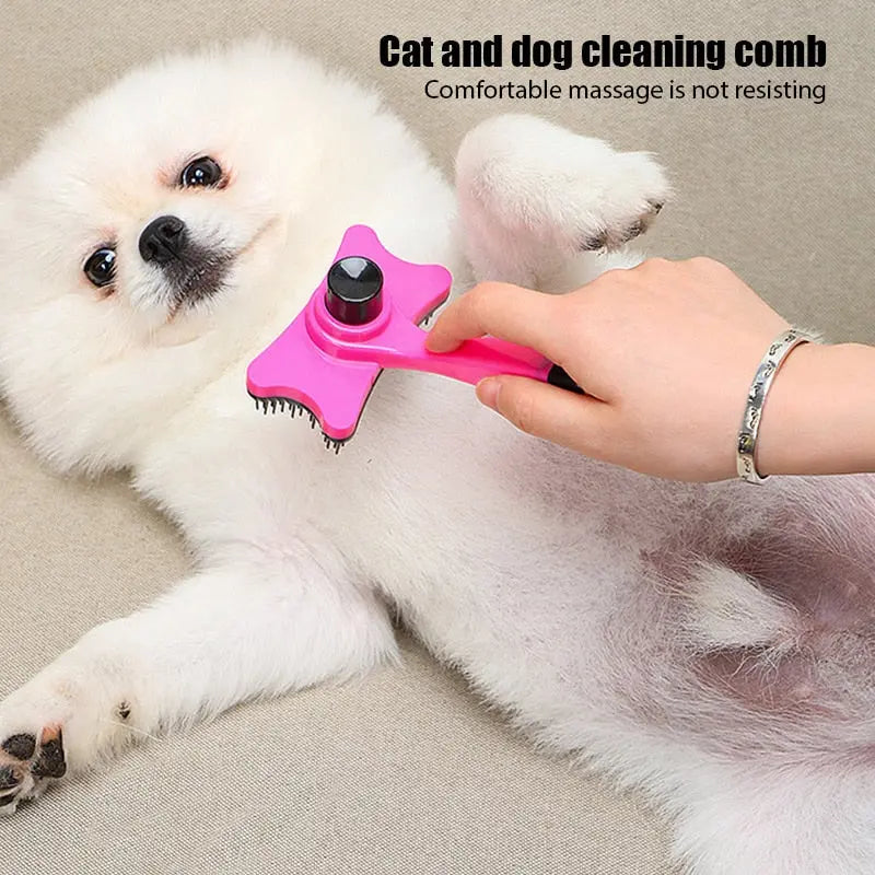 Wool Brush Hair Remover Pets Slicker Comb pet b5 2